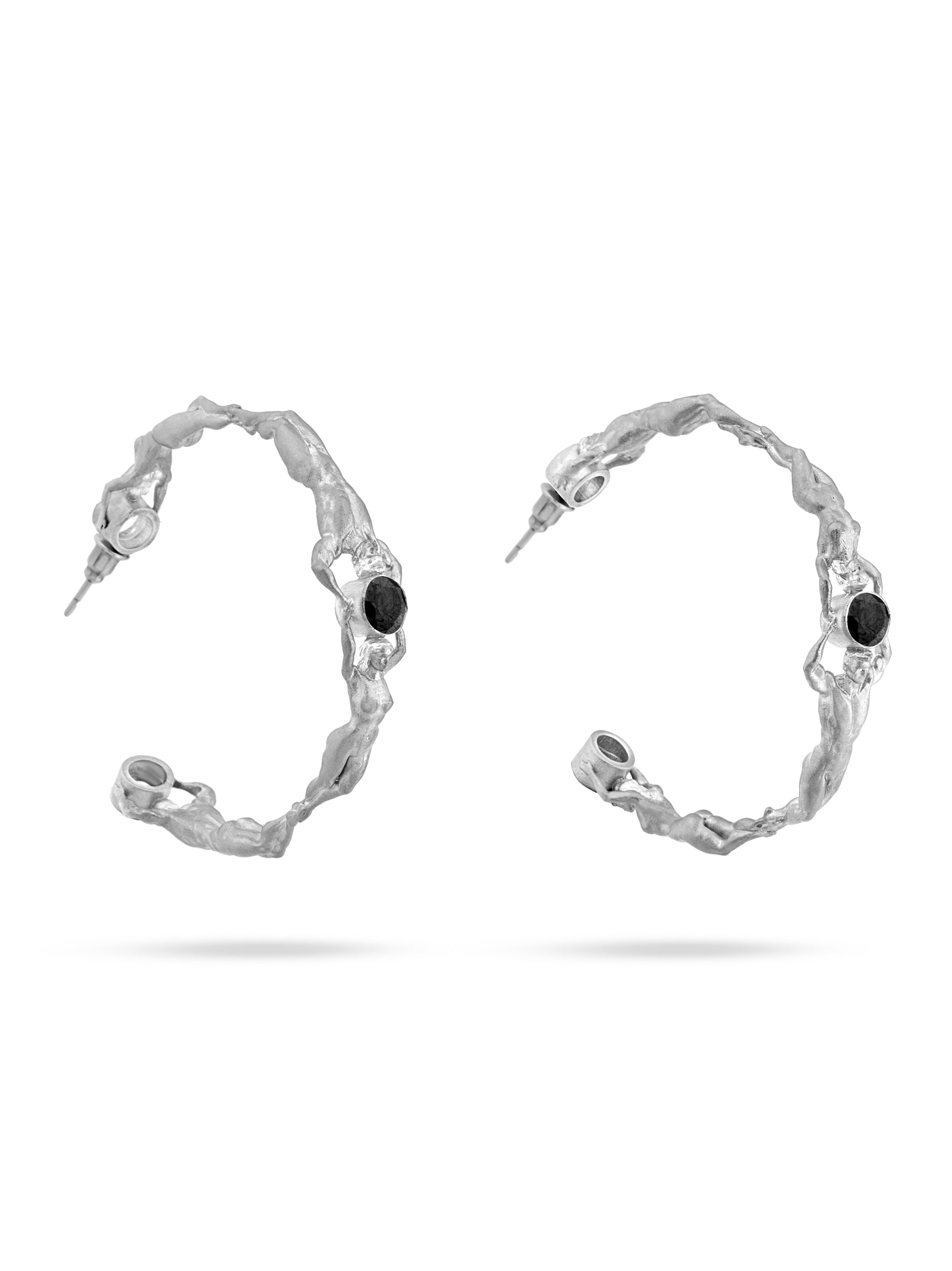 Eternal Soul Dance Hoop Earrings